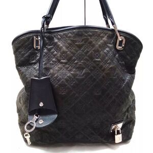 Louis Vuitton LV Hand Bag LiliaGM Black Monogram Antia